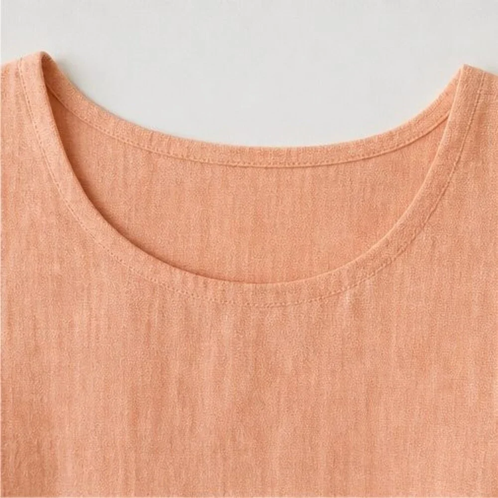 Taupe Button Blouse